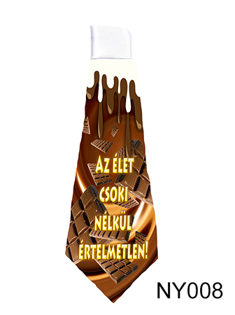 Nyakkendő NY008/Az élet csoki